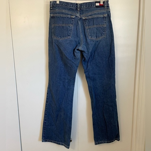 TOMMY JEANS Y2K Straight leg Denim Mid Rise Cheja Blue Jeans size 30 - Picture 1 of 6